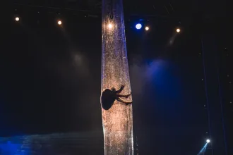 Direk üzerinde gerçekleştirilen çağdaş dans performansı