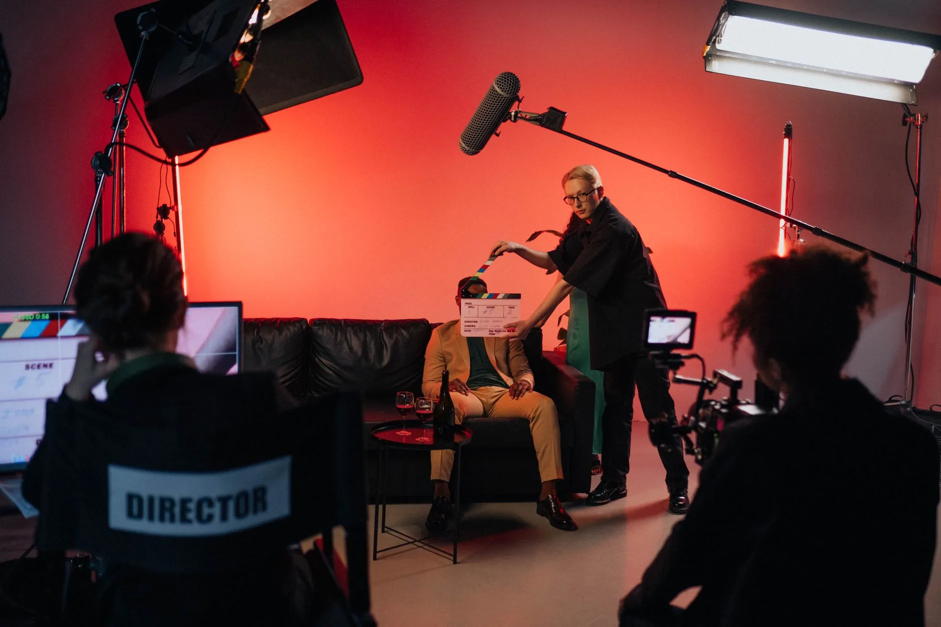 Film dünyalarının tasarlandığı yaratıcı prodüksiyon stüdyosu