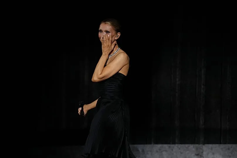 Sahneye dönen bir şarkıcının konser sırasında duygusal performansı