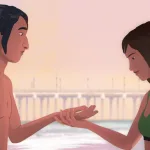 American French Film Festival açılışında gösterilen animasyon film için sinema salonu