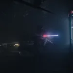 Gece vakti aksiyon filmi atmosferini yansıtan araba kovalamacası sahnesi
