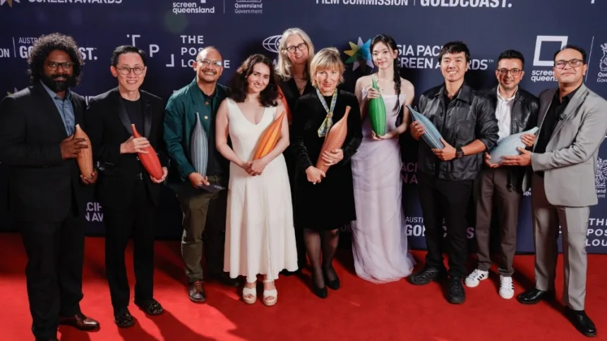 Asia Pacific Screen Awards töreninde ödül verilen sinema sahnesi